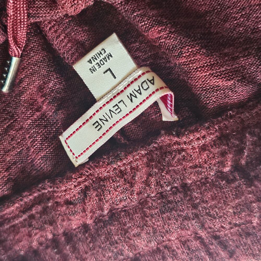 Adam Levine Women's Drawstring Jogger Pants, Cranberry, Size L - Picture 6 of 13